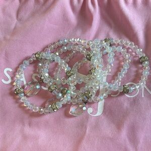 Sassy Jones Iridescent Beaded Bracelets